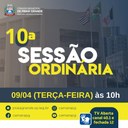 10ª SESSÃO ORDINÁRIA