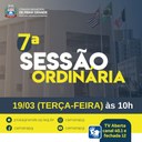 7ª SESSÃO ORDINÁRIA
