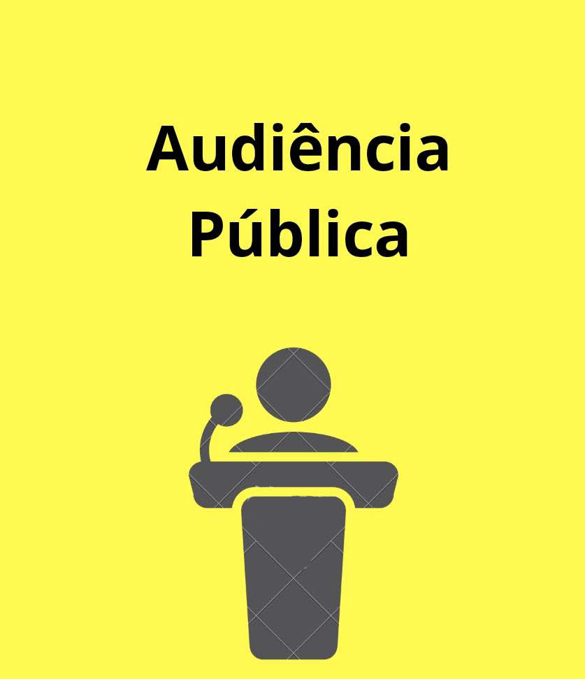 Comunicado de Audiência Pública
